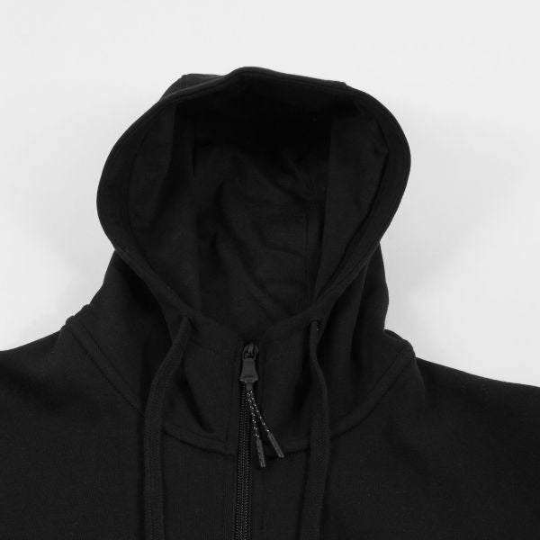 Base Hooded Full Zip Sweat Top - Black