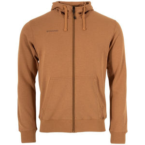 Base Hooded Full Zip Sweat Top - Brown