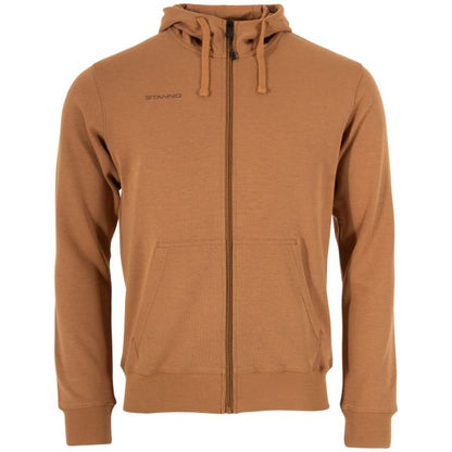 Base Hooded Full Zip Sweat Top - Brown