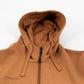Base Hooded Full Zip Sweat Top - Brown