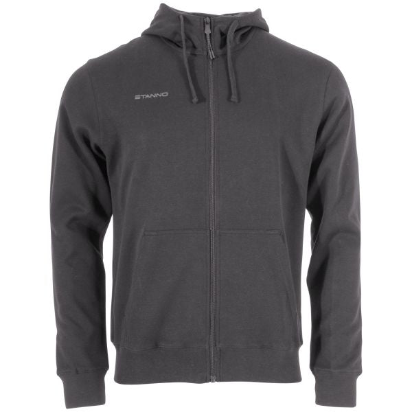Base Hooded Full Zip Sweat Top - Anthracite