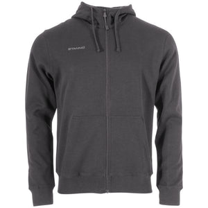 Base Hooded Full Zip Sweat Top - Anthracite