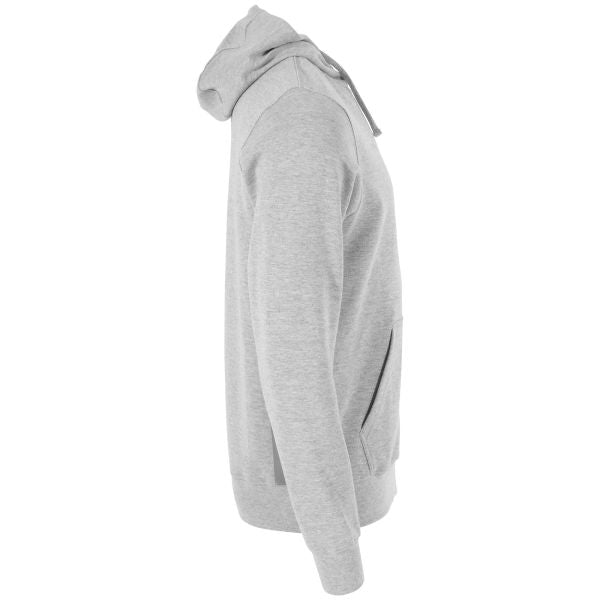Base Hooded Full Zip Sweat Top - Grey Melange