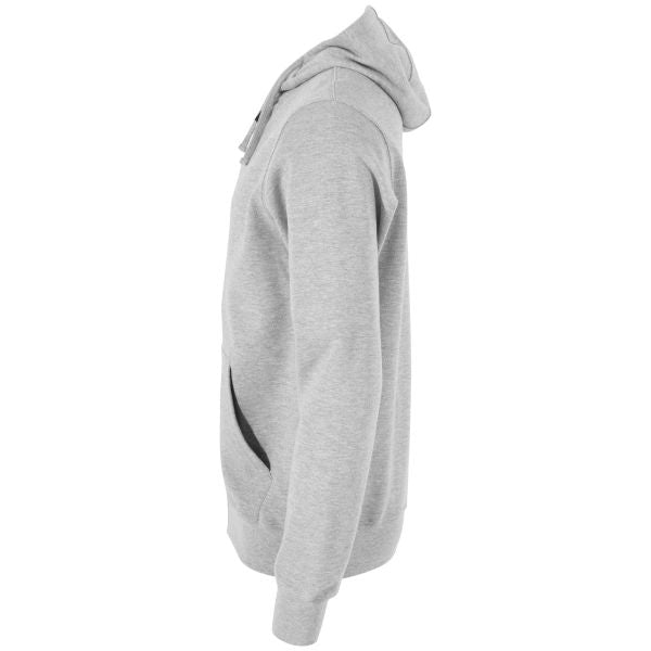 Base Hooded Full Zip Sweat Top - Grey Melange