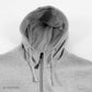 Base Hooded Full Zip Sweat Top - Grey Melange
