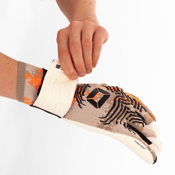 Sirox Goalkeeper Gloves - Beige-Orange-Black