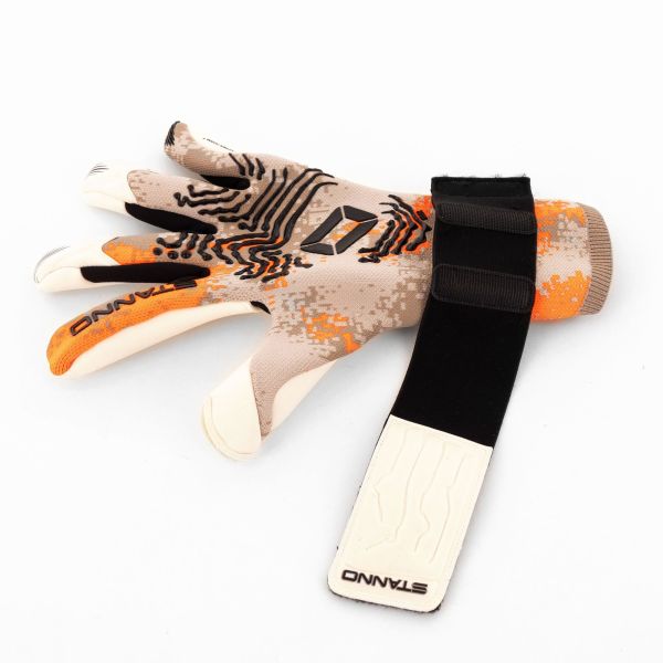 Sirox Goalkeeper Gloves - Beige-Orange-Black