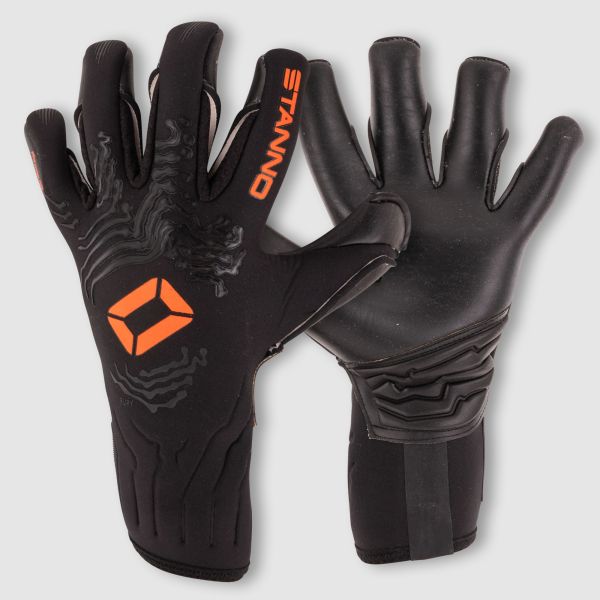 Fury Goalkeeper Gloves - Black-Orange