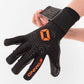 Fury Goalkeeper Gloves - Black-Orange