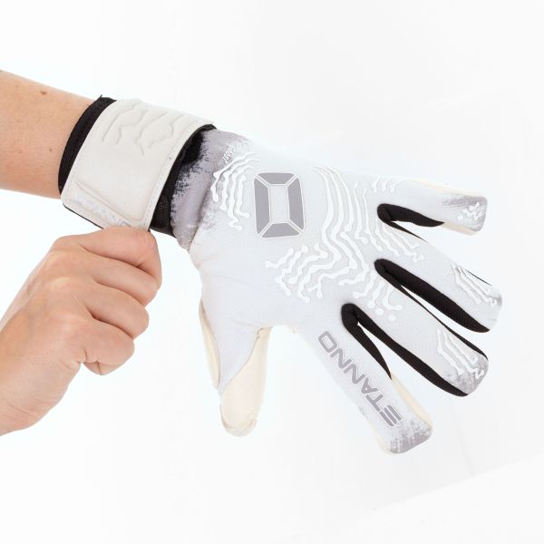 Ghost JR Goalkeeper Gloves - White-Grey