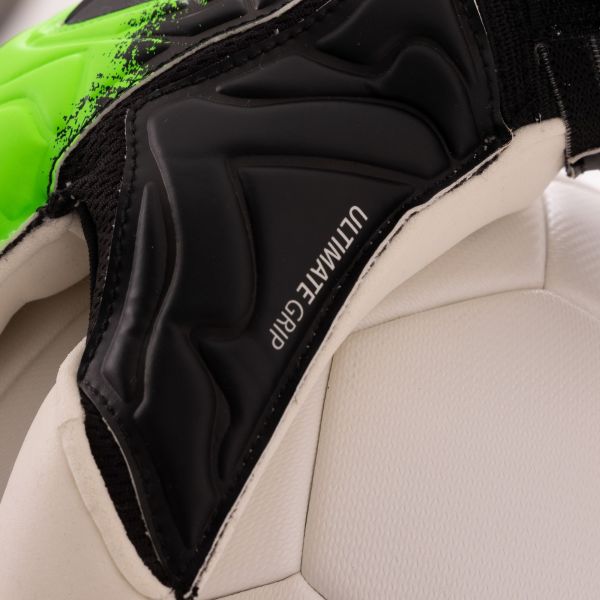Ultimate Grip V JR Goalkeeper Gloves - White-Green-Black
