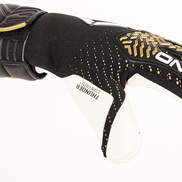 Thunder VII Goalkeeper Gloves - Black-Gold