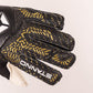 Thunder JR VII Goalkeeper Gloves - Black-Gold
