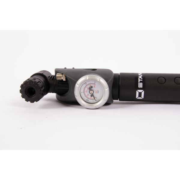 Pump with Pressure Gauge - Black