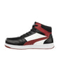 Puma FRONTCOURT BLK/WHT/RED MID S3L ESD FO HRO SRC 630050201 SAFETY BOOT