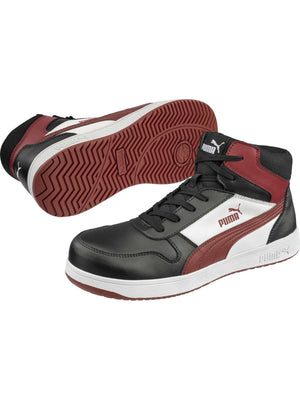 FRONTCOURT BLK/WHT/RED MID S3L ESD FO HRO SRC 630050201 SAFETY BOOT