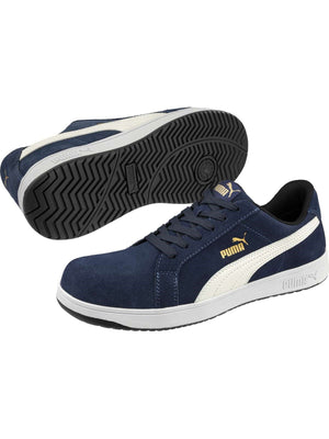 ICONIC SUEDE NAVY LOW S1PL ESD FO HRO SR 640020300 SAFETY TRAINER