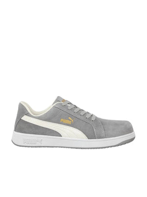 Puma ICONIC SUEDE GREY LOW S1PL ESD FO HRO SR 640030800 SAFETY TRAINER