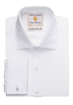 7656 HB Andora Classic Fit Shirt - White