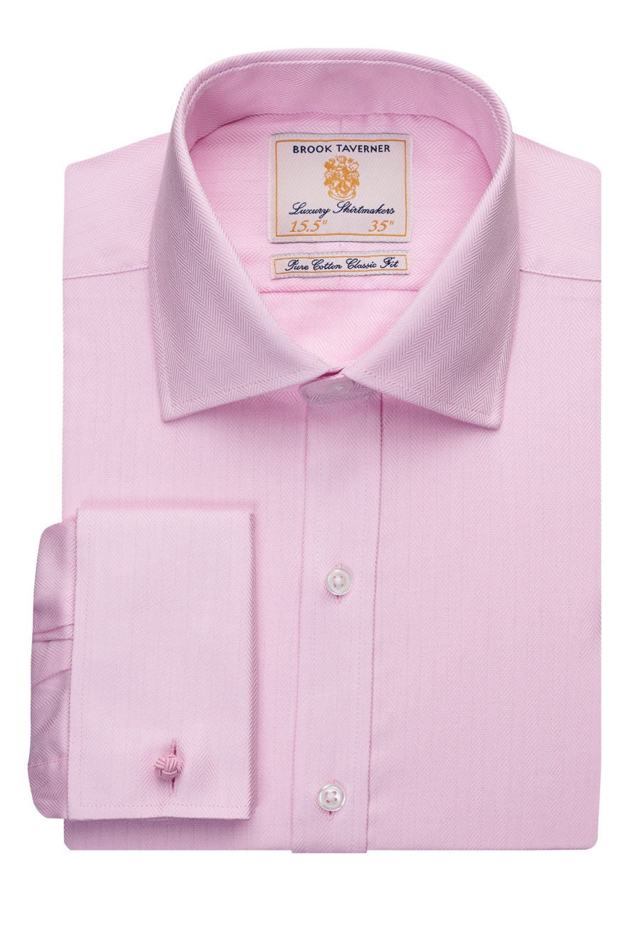 7656 HB Andora Double Cuff Shirt - Pink