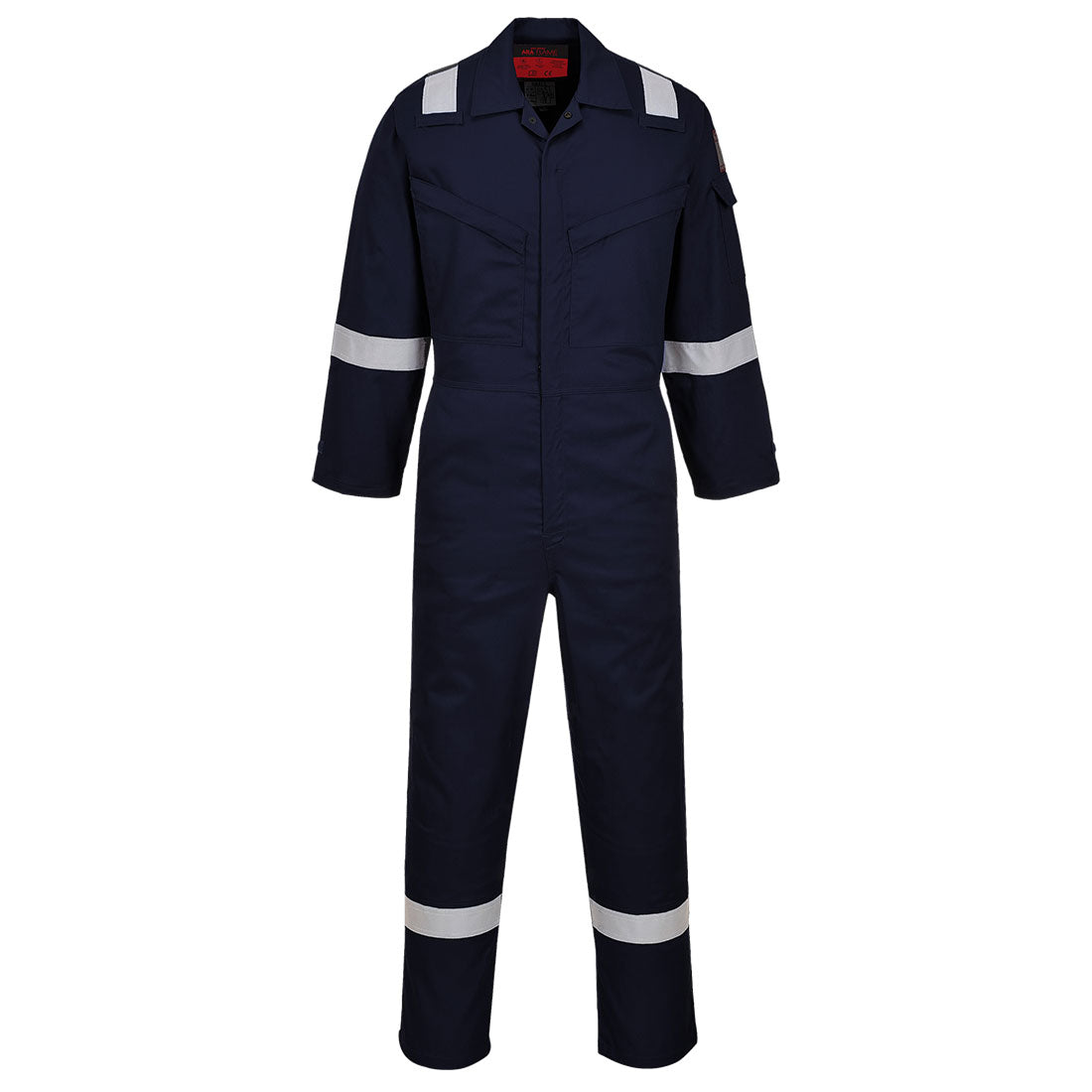 AF73 Araflame Silver Coverall - Navy