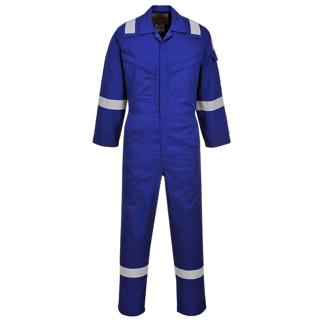 AF73 Araflame Silver Coverall - Royal Blue