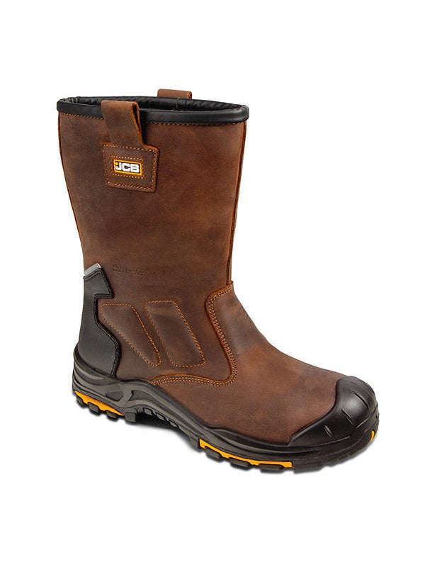 JCB Workwear Denstone Rigger Boots -Tan