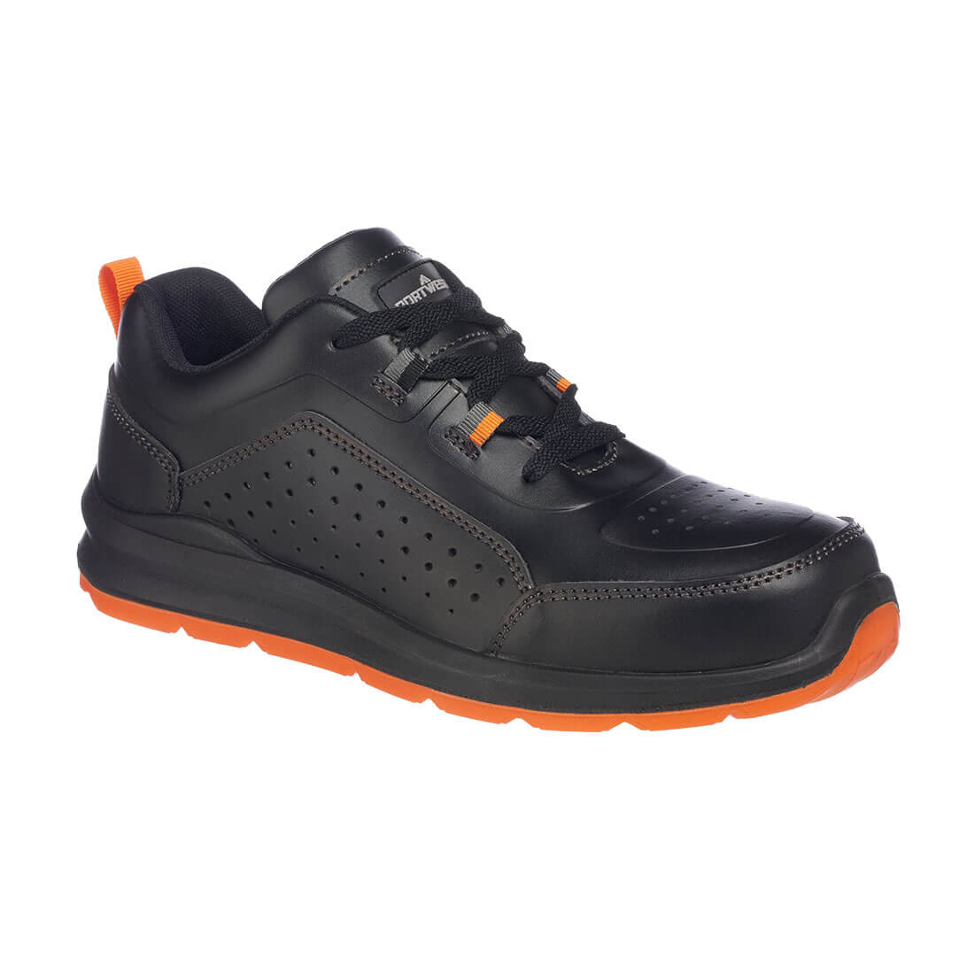 FC09 Compositelite Perforated Safety Trainer Black/Orange S1P