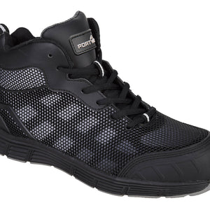 FC15 Composite Textile Trainer Black/Grey S1PS FO SR