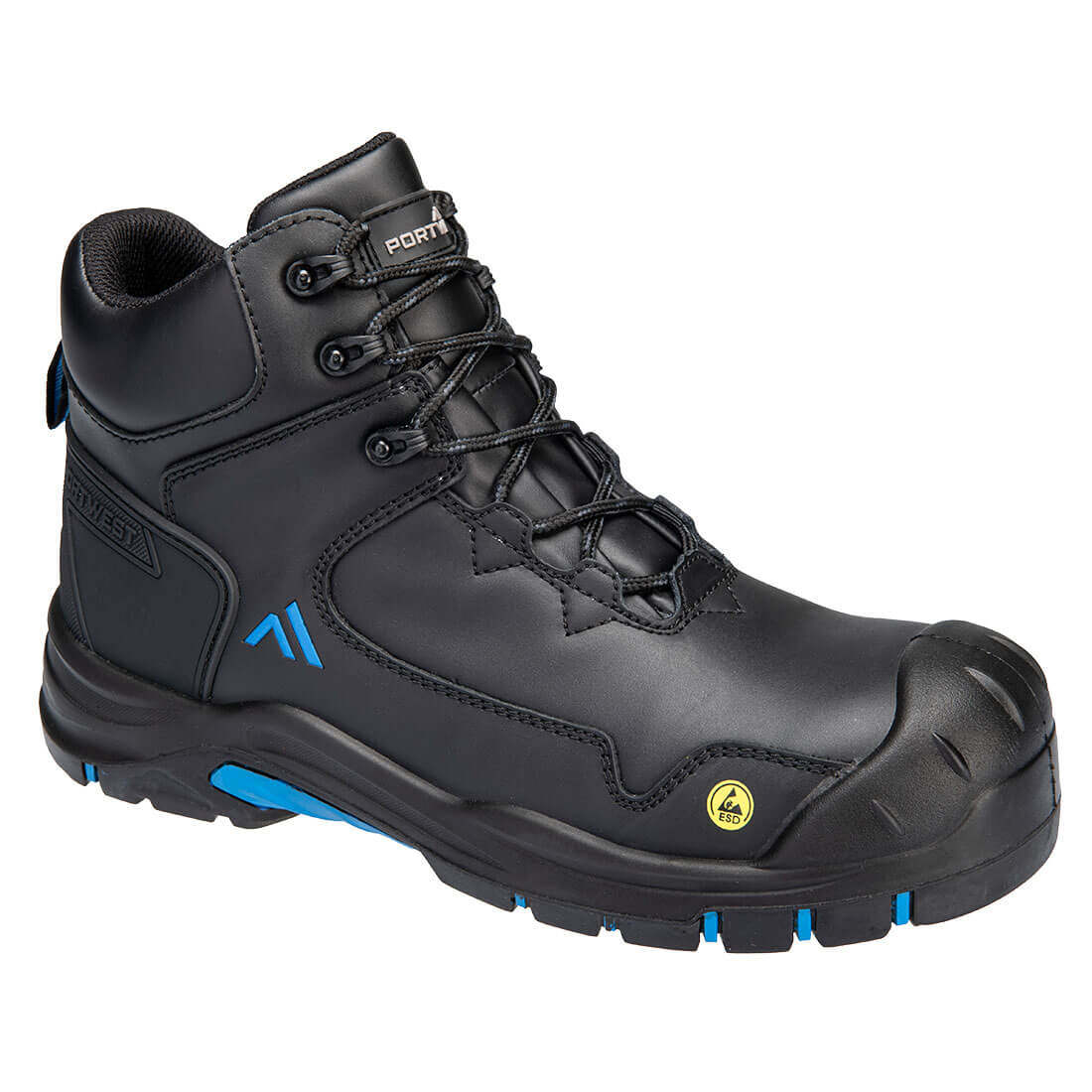 FC18 Apex Composite Mid Boot Black/Blue S3S ESD HRO SR SC FO