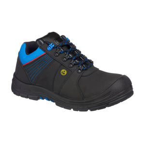 FD27 Composite Action Nubuck Low Shoe Black/Blue S3 ESD HRO SRC