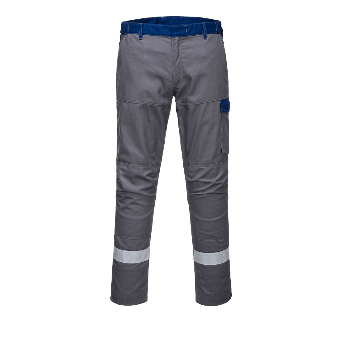 FR06 Bizflame Industry Two Tone Trousers - Grey