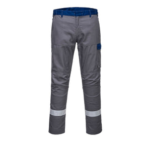 FR06 Bizflame Industry Two Tone Trousers - Grey