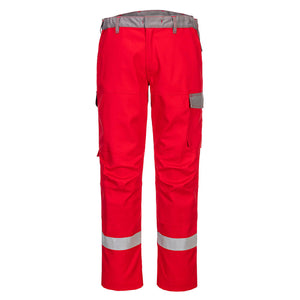 FR06 Bizflame Industry Two Tone Trousers - Red