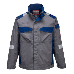 FR08 Bizflame Industry Two Tone Jacket - Grey