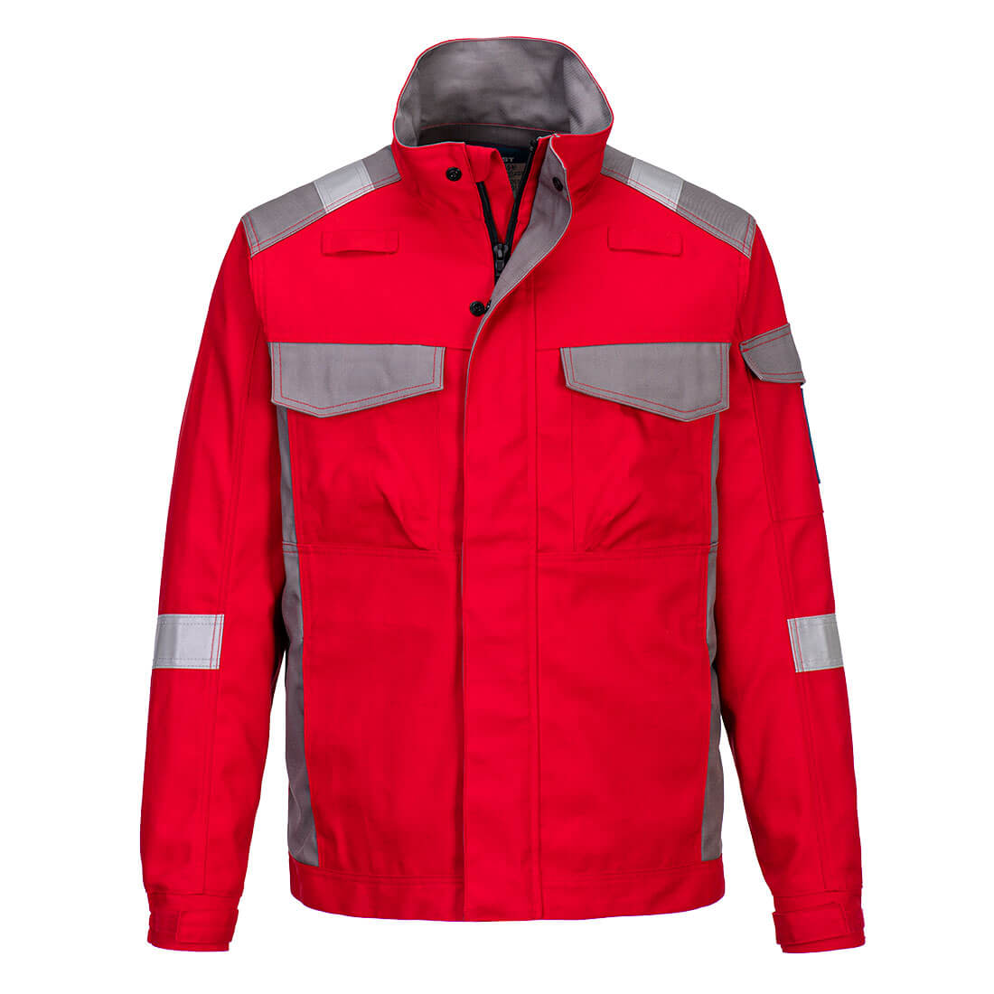 FR08 Bizflame Industry Two Tone Jacket - Red