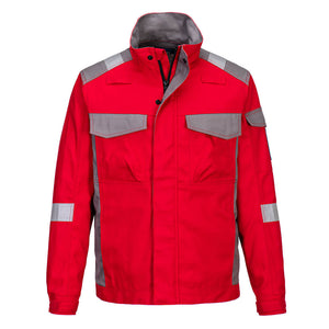 FR08 Bizflame Industry Two Tone Jacket - Red