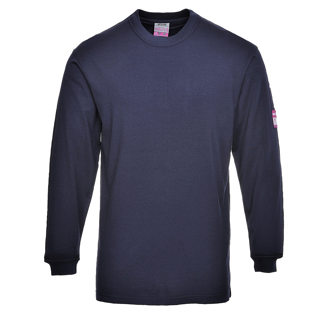 FR11 Flame Resistant Anti-Static Long Sleeve T-Shirt - Navy