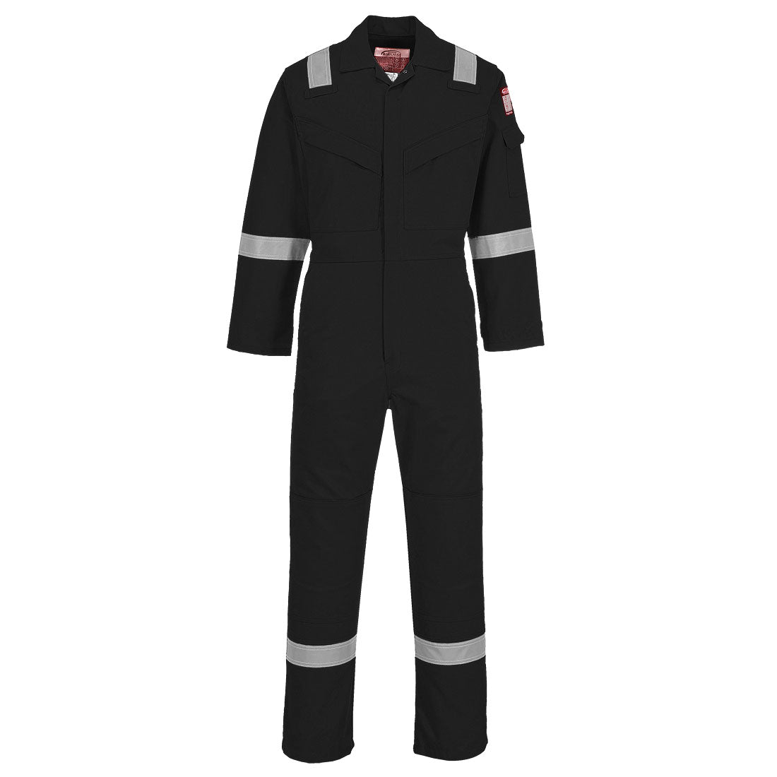 FR21 Bizflame Work FR Super Lightweight Anti-Static Coverall - Black