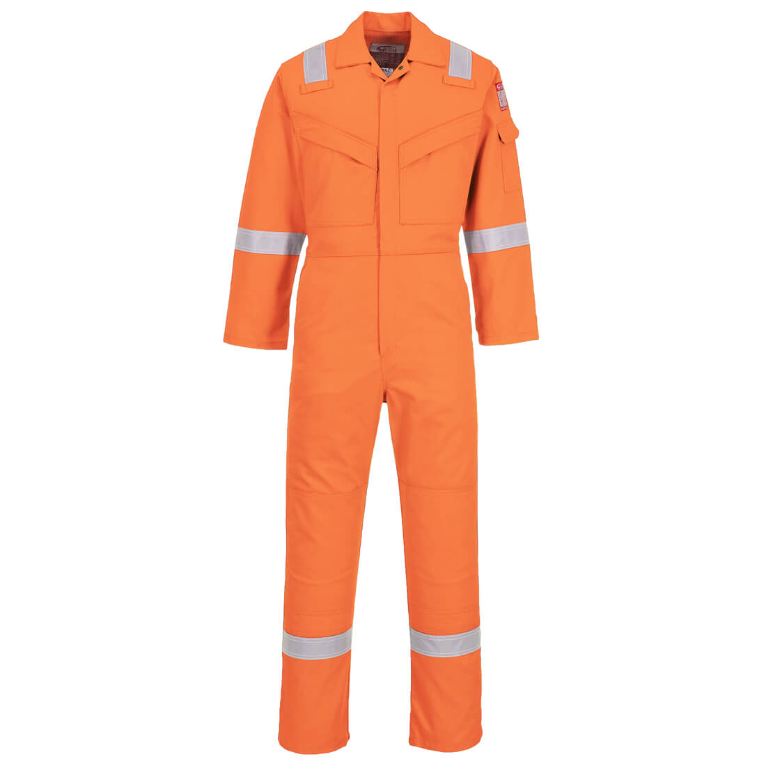 FR21 Bizflame Work FR Super Lightweight Anti-Static Coverall - Orange