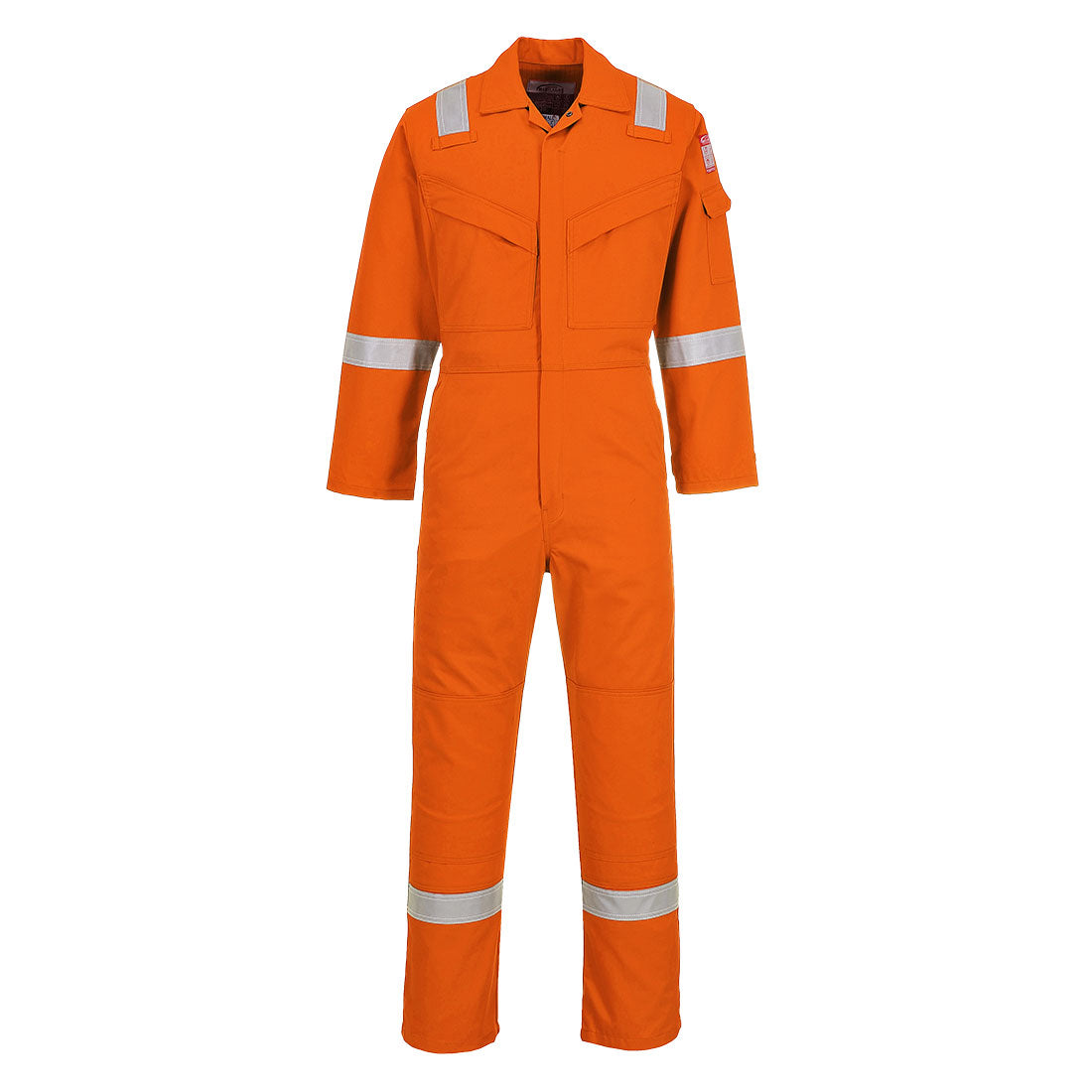 FR21 Bizflame Work FR Super Lightweight Anti-Static Coverall - Orange Tall