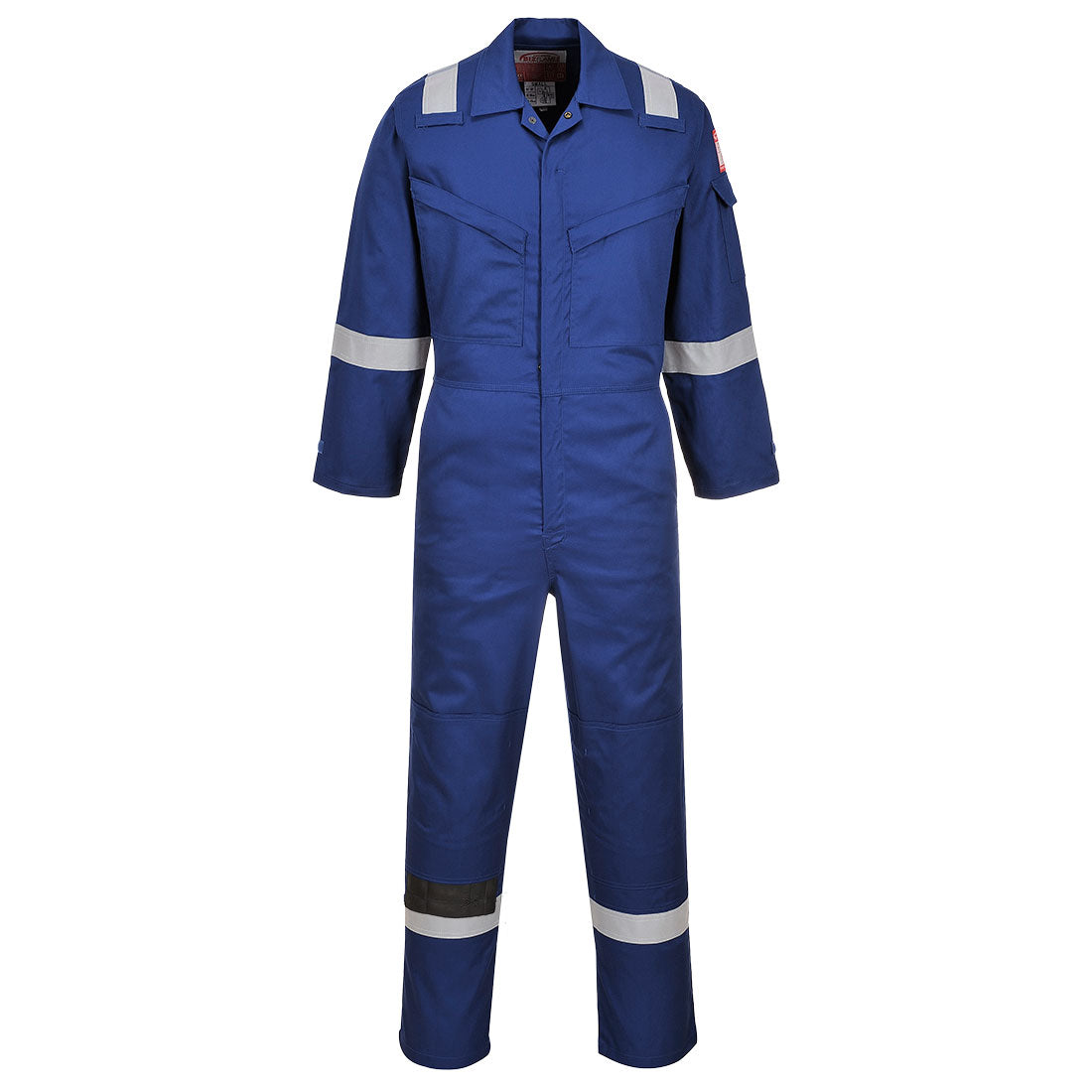 FR21 Bizflame Work FR Super Lightweight Anti-Static Coverall - Royal Blue