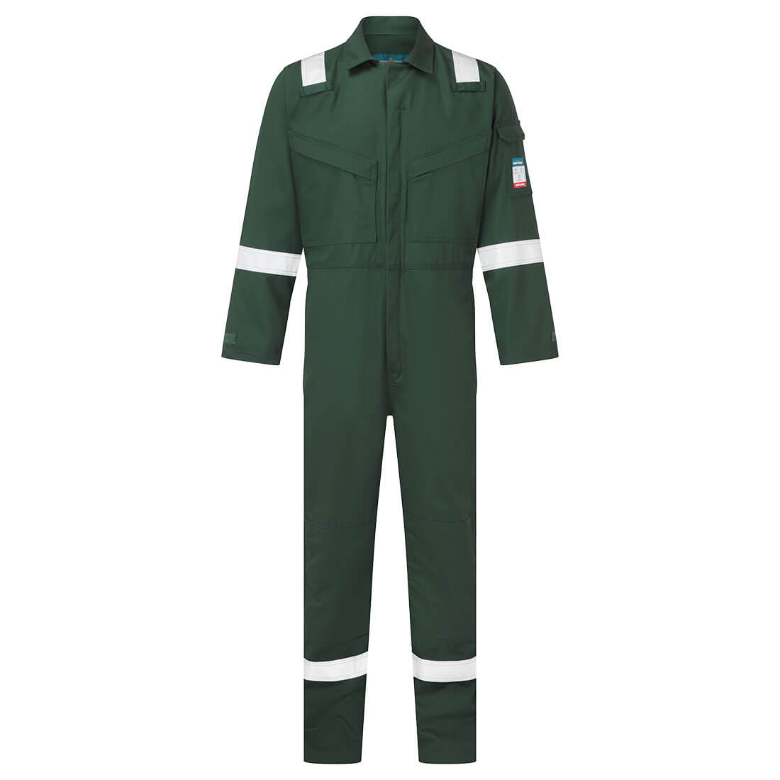 FR28 Flame Resistant Light Weight Anti-Static Coverall 280g - Green