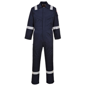 FR28 Flame Resistant Light Weight Anti-Static Coverall 280g - Navy