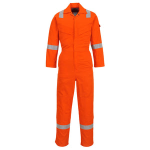 FR28 Flame Resistant Light Weight Anti-Static Coverall 280g - Orange Tall