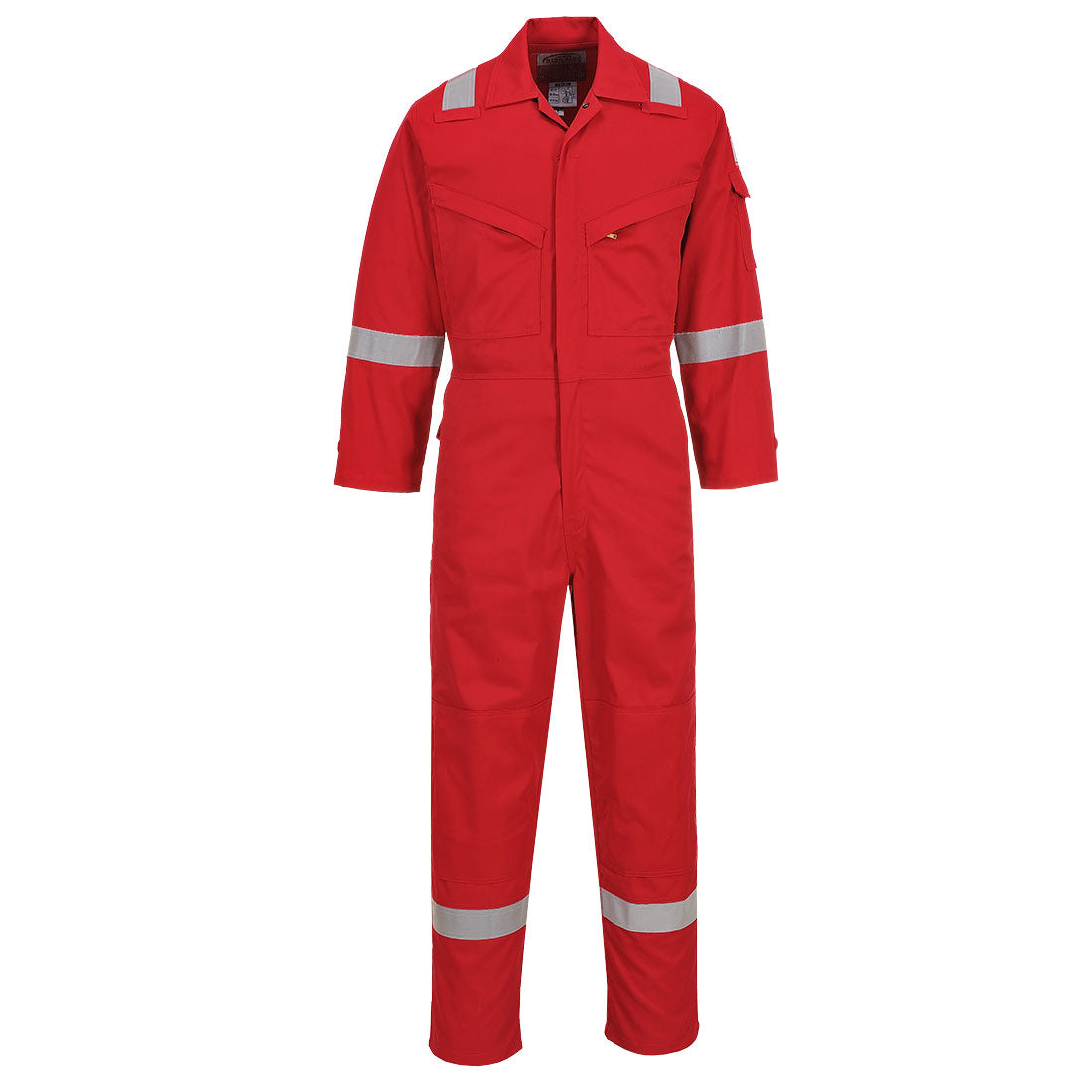 FR28 Flame Resistant Light Weight Anti-Static Coverall 280g - Red