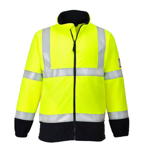 FR31 Flame Resistant Anti-Static Hi-Vis Fleece - Yellow