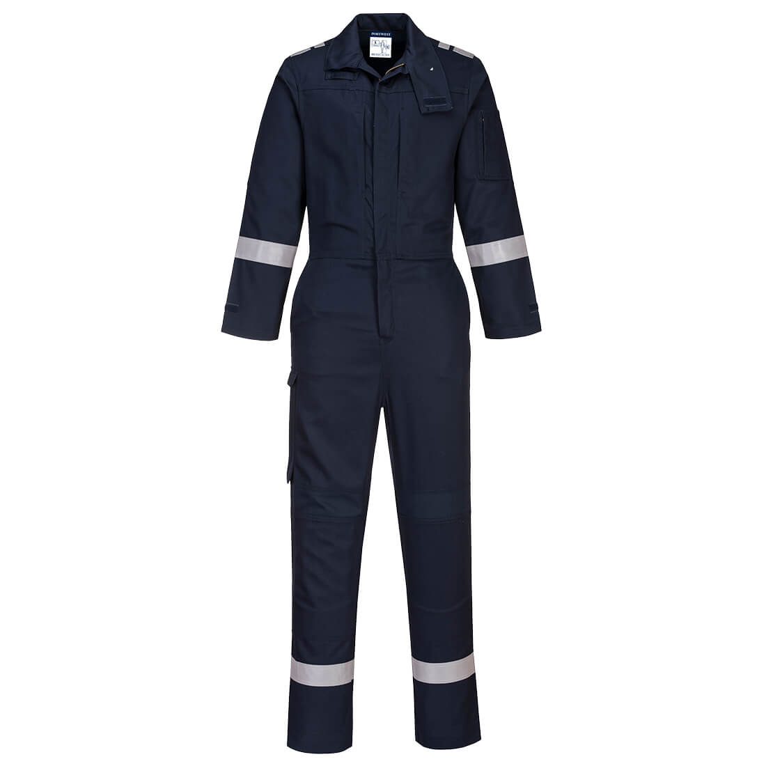 FR50 Bizflame Work Stretch Panelled Coverall - Navy