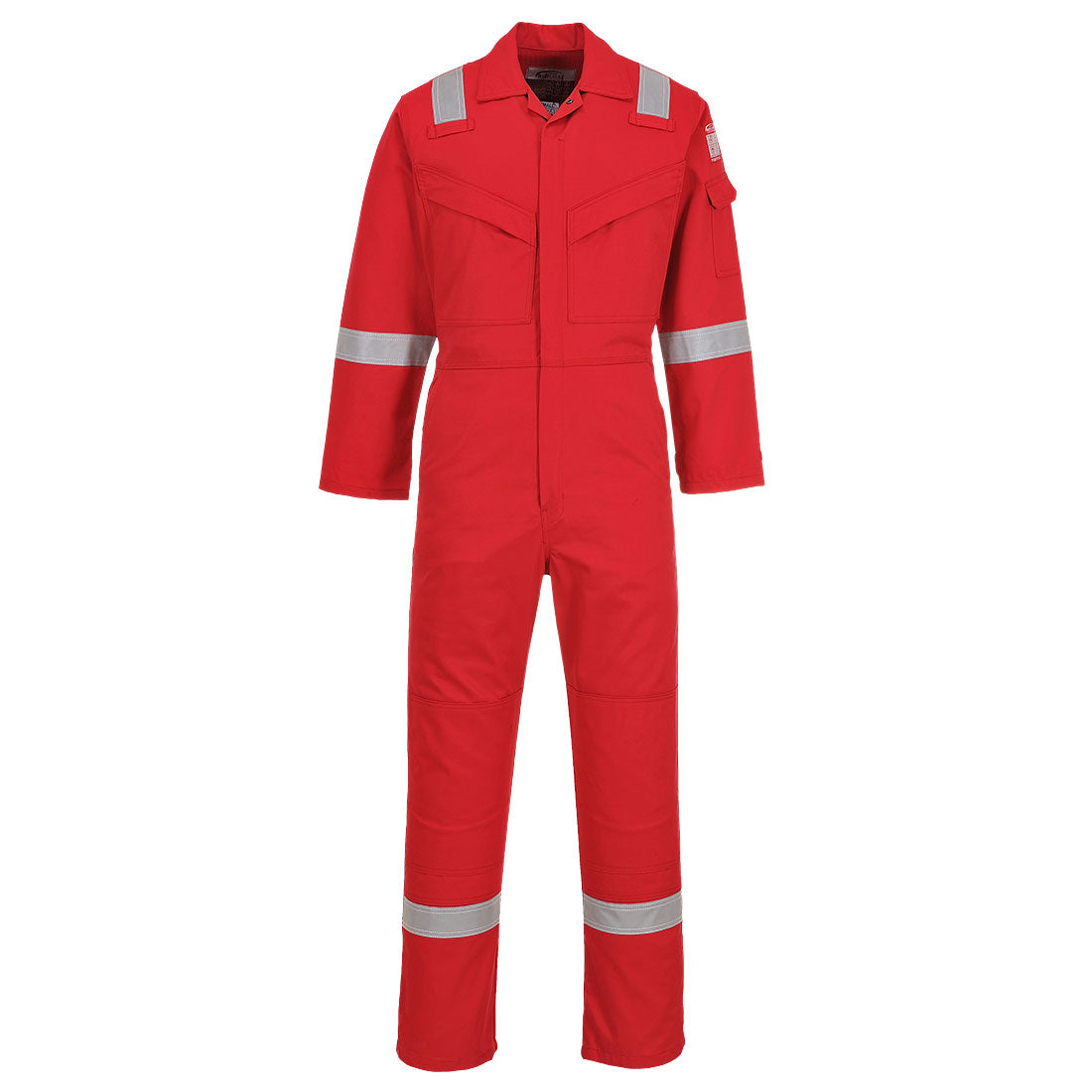 FR50 Flame Resistant Anti-Static Coverall 350g - Red