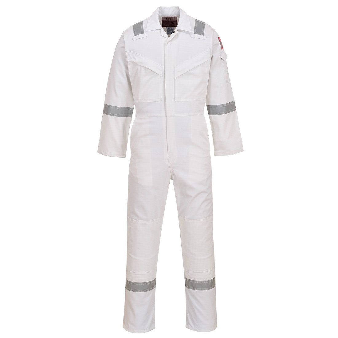 FR50 Flame Resistant Anti-Static Coverall 350g - White